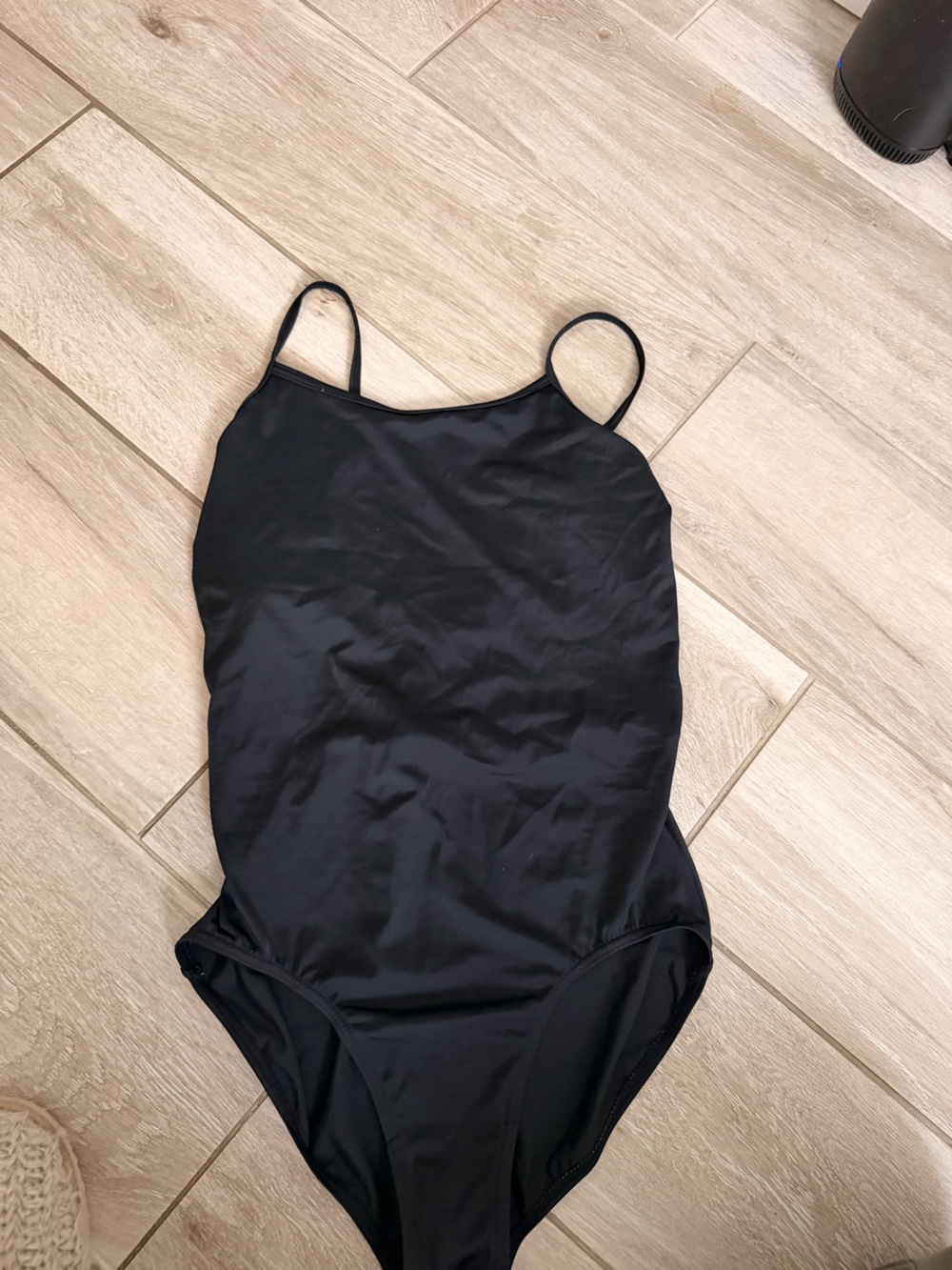 balera Black Spaghetti-Strap Slip Chemise
